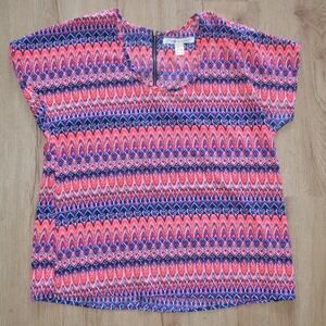Shrinking Violet Top Shirt Size Large (Womens)